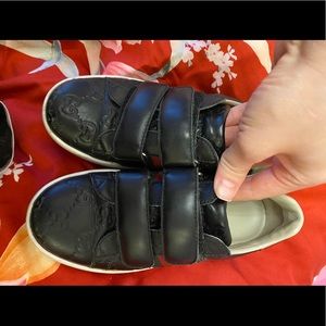 Kids sneakers, 8 size, black color, Gucci authentic